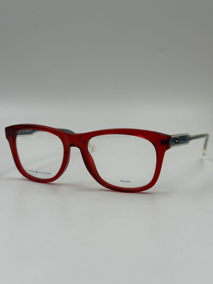 Tommy Hilfiger TH 1502 C9A Glasses acetate, like new, transparent red