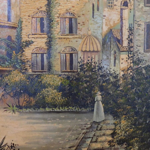 Old painting used, signed
