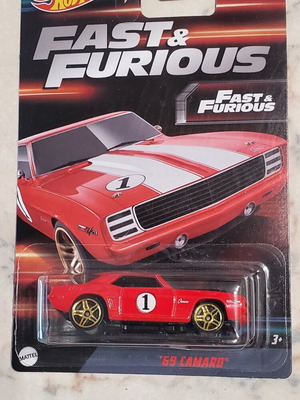 Hot Wheels Fast and Furious Chevrolet Camaro παιχνίδι αυτοκίνητο