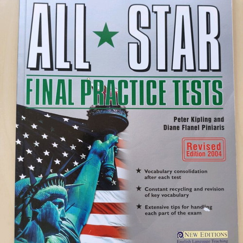 All Star Practice Tests book like new, English
