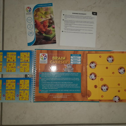 Brain Cheeser magnetic puzzle game like new, educational 6+