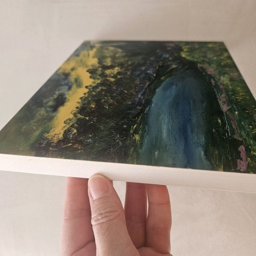 Original oil painting “It’s the spring in my heart” like new on canvas