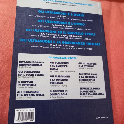 Gli ultrasuoni e le tube di Falloppio book used, Italian