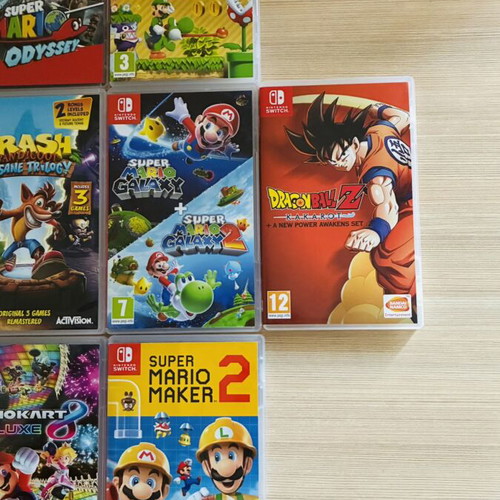 Nintendo Switch 12-game bundle with Mario and Crash titles