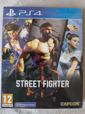 Street Fighter 6 Steelbook Edition PS4 καινούργιο, δωρεάν αναβάθμιση σε PS5