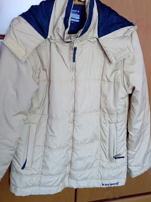 Le Coq Sportif jacket beige-yellow size M like new