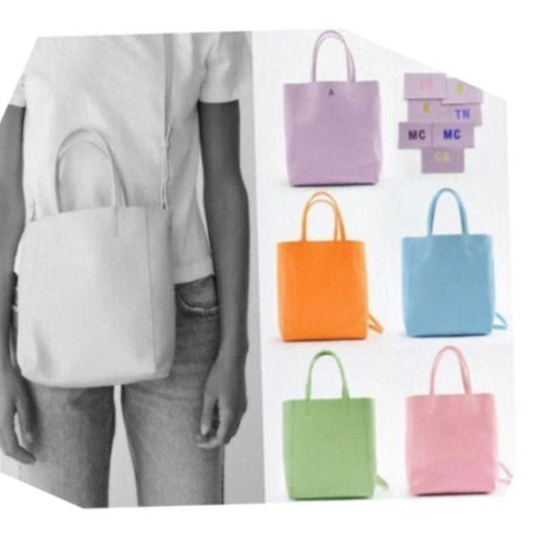 Zara leather crossbody bag purple pastel new, genuine leather