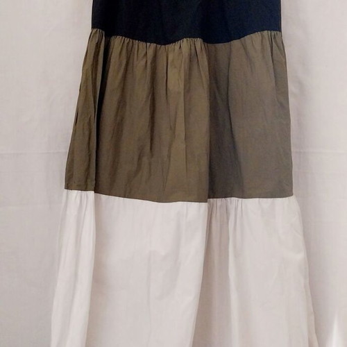 Maxi boho poplin skirt like new, multicolor, size 12 M/L