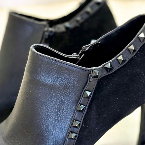 Mannika women's shoes used, leather, size 39, black