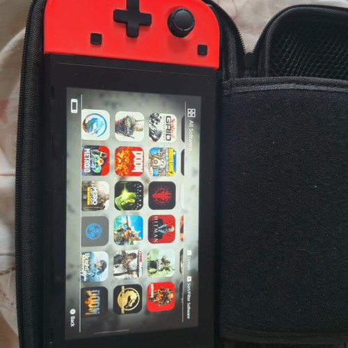 Nintendo Switch console like new with 128GB and 512GB memory cards