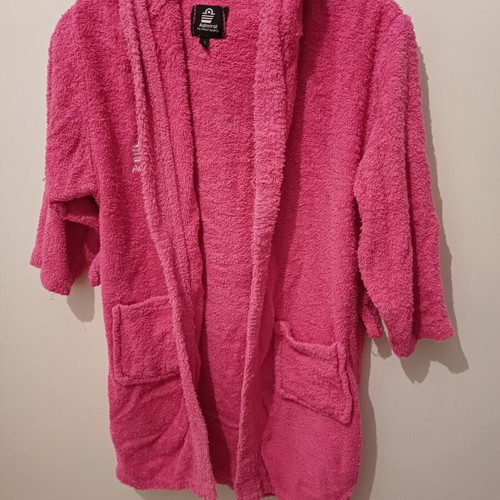Cotton children's bathrobe Admiral used, missing belt