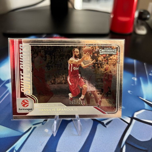 Vassilis Spanoulis 2025-26 Contenders EuroLeague Suite Shots collectible card like new