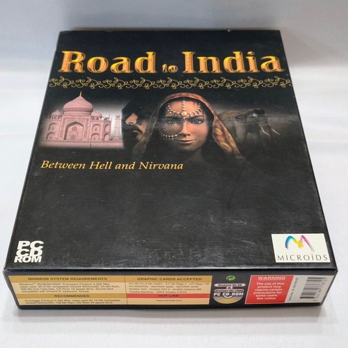 Road to India PC game like new, adventure, big box