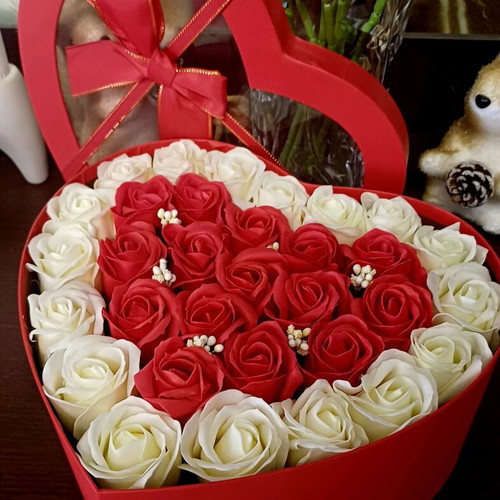 Soap leaf roses new decorative