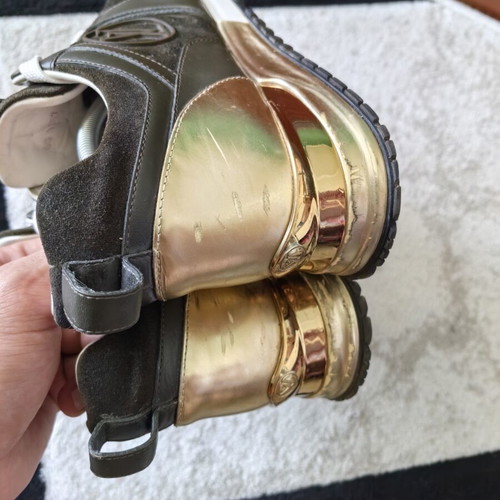 Louis Vuitton sneakers used size 38.5 with visible wear
