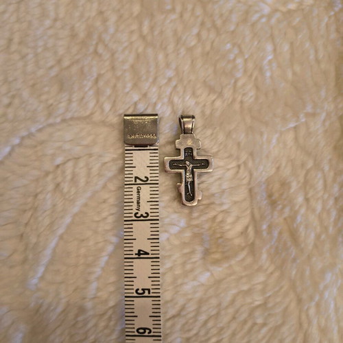 Silver 925 Handmade Children's Cross new