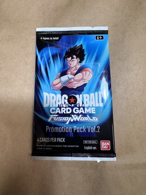 Dragon Ball Card Game Fusion World Promotion Pack Vol.2 like new
