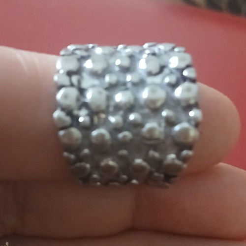 Large 925 silver ring, 18mm, 10 grams