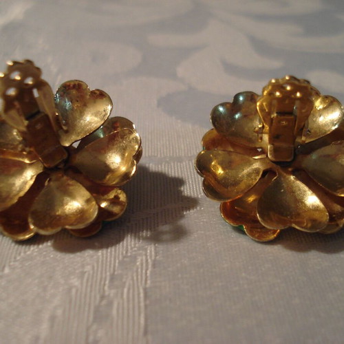 Clip-on earrings like new, 3cm
