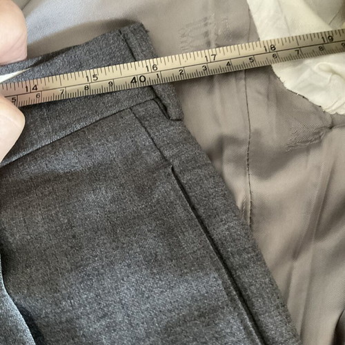 Studio 0001 by Gianfranco Ferré double-breasted suit, gray, size M
