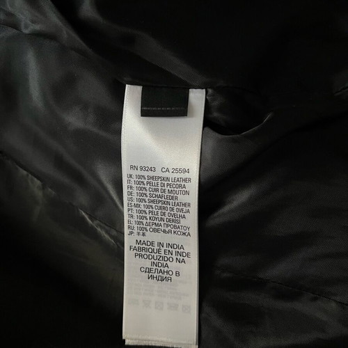 Diesel leather jacket like new, size S, black