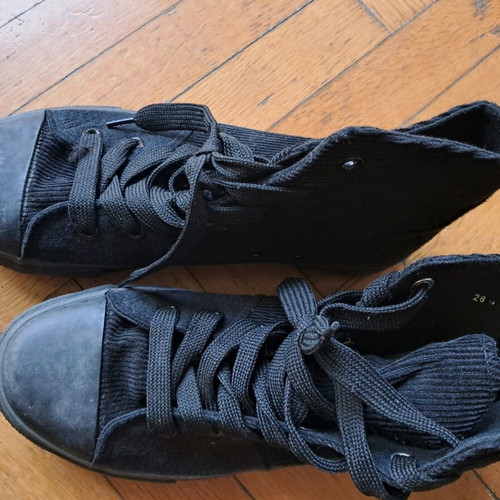 Black shoes like new, size 38