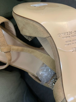 Tween Set Simona Barbieri sandals new, size 37, genuine leather