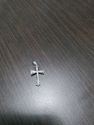 Silver cross with stones 925 new