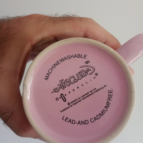 Leendert Jan Vis Visclub Paperclip mug