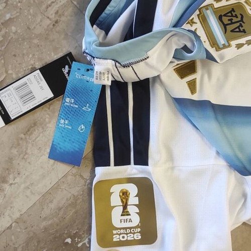 Argentina National Team Football Jersey 2026 World Cup Messi 10, Adidas