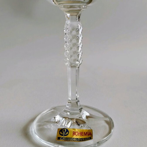 Carine crystal champagne glasses new, set of 6