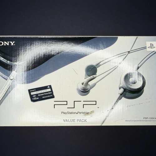 Sony PlayStation Portable PSP-1004 K Value Pack handheld console, black