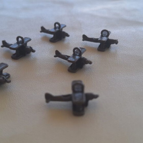 6 pcs vintage helicopter-airplane for crafts