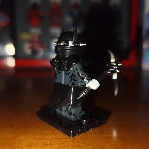 The Batman Who Laughs black suit minifigure