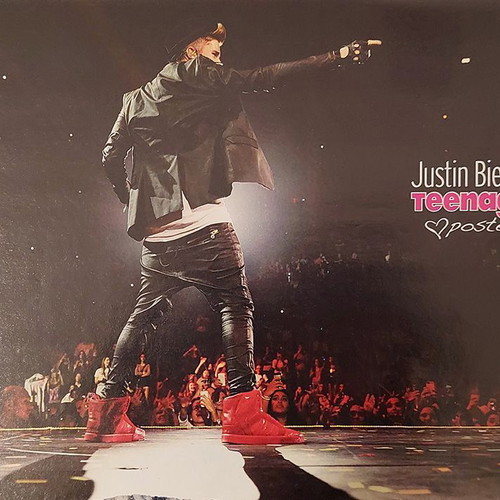 Justin Bieber & Maite Perroni Pinup poster like new