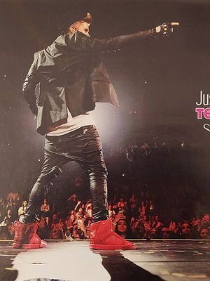 Justin Bieber & Maite Perroni Pinup poster like new