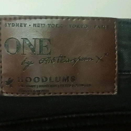 One Teaspoon women's black denim pants like new, size S
