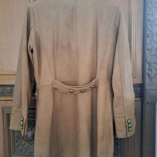 Women's leather jacket brown like new, size M