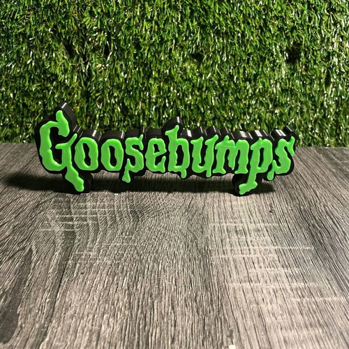 Goosebumps decorative logo 3d print new