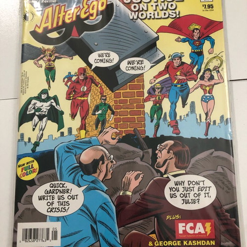 Alter Ego Magazine 93 new, Justice League of America, Batman, Superman, DC Comics