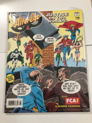 Alter Ego Magazine 93 new, Justice League of America, Batman, Superman, DC Comics