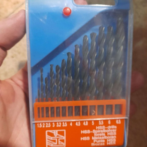 HSS drill bit set 13 pieces new