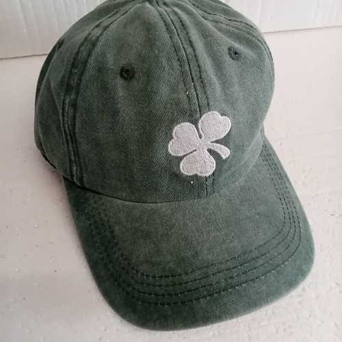 Panathinaikos green jockey cap new with embroidered clover