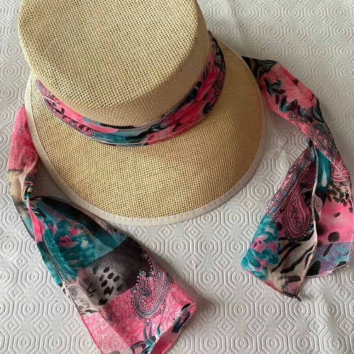 Stamion ladies paper hat with floral design size 56