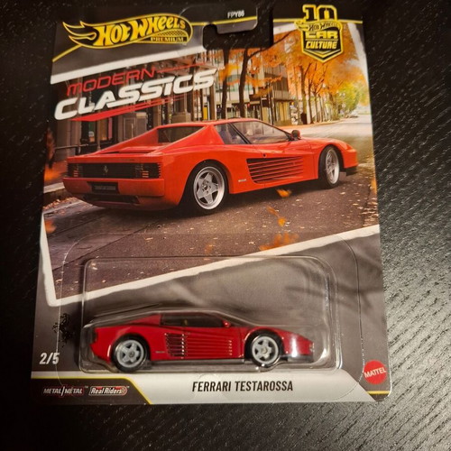 Hot Wheels Premium Ferrari Testarossa diecast car