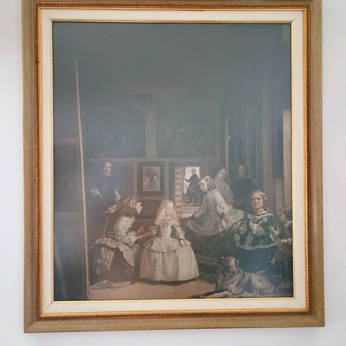 Silk screen printing framed artwork like new