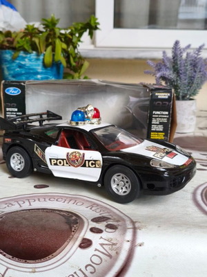 Μηχανικό αυτοκίνητο με μπαταρίες Police car καινούργιο