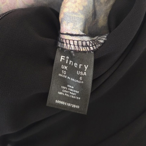 Finery Floral Print Maxi Jumpsuit like new, colorful, sheer sleeves