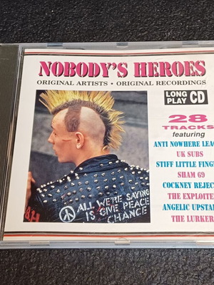 Nobody's Heroes CD used, 1993 punk compilation