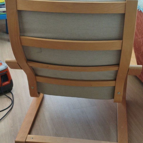 Armchair chair ideal for breastfeeding
